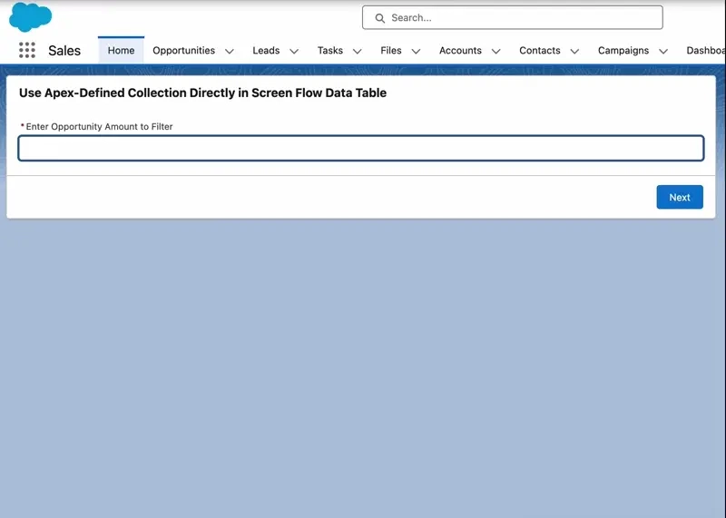 Apex-Defined Collection in Screen Flow DataTable